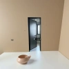 Grey oil sand glass door interior partition, frosted translucent anti-peeping sliding door for bathroom and kitchen Specification image